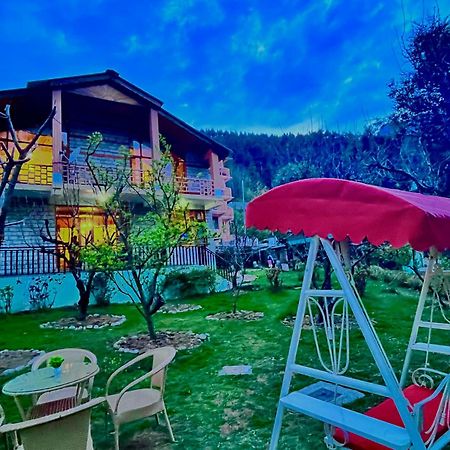 The Manu Emerald # Farmhouse # Top Selling Cottage In Manali # Peaceful Heritage Cozy Stay # Lawn With Bonfire # Most Awarded Exterior photo