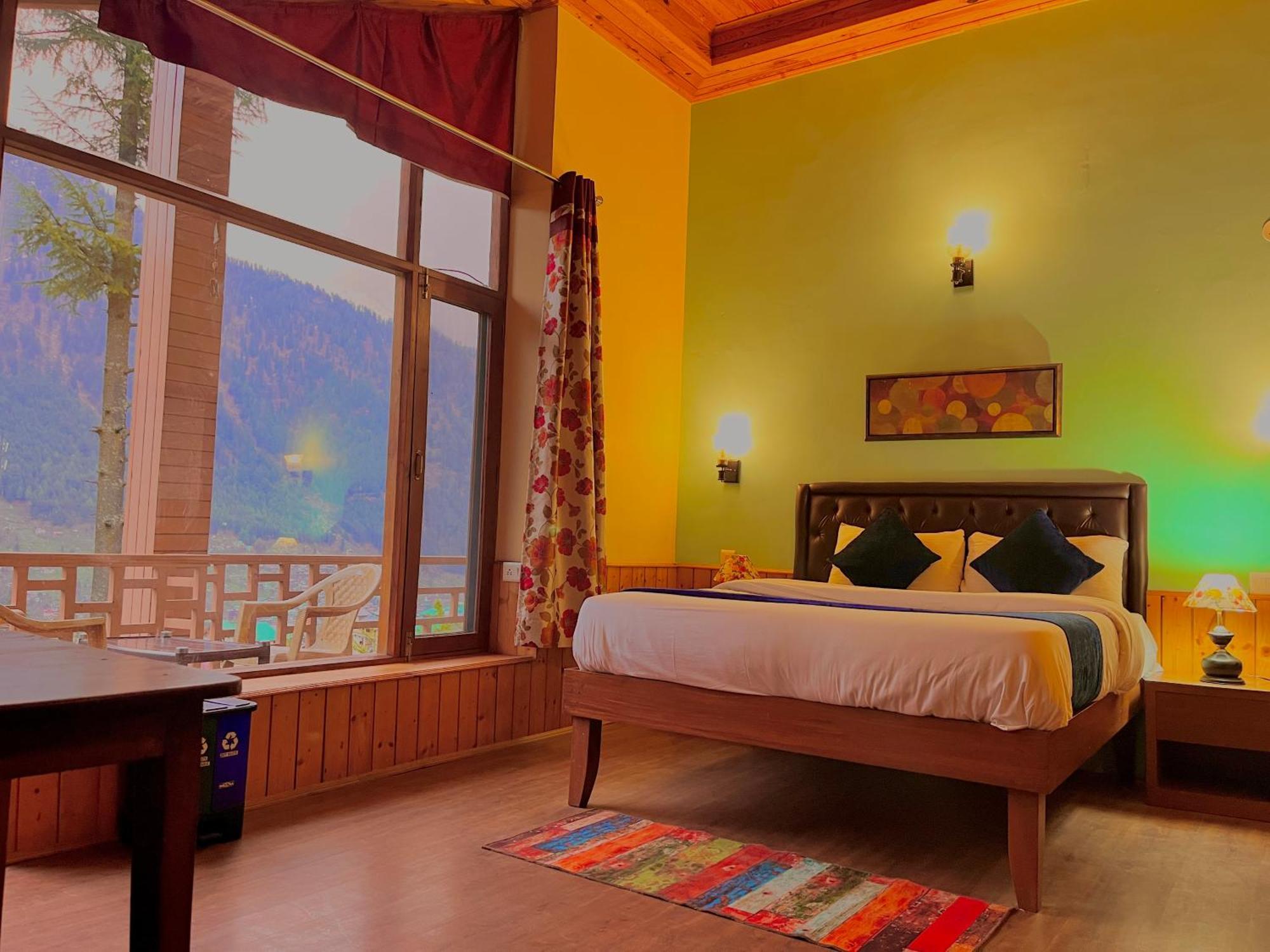 The Manu Emerald # Farmhouse # Top Selling Cottage In Manali # Peaceful Heritage Cozy Stay # Lawn With Bonfire # Most Awarded Exterior photo