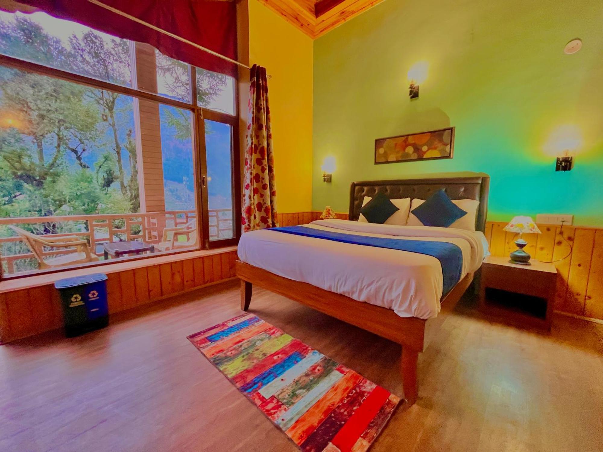 The Manu Emerald # Farmhouse # Top Selling Cottage In Manali # Peaceful Heritage Cozy Stay # Lawn With Bonfire # Most Awarded Exterior photo